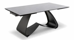 Sale Esstisch mit Auszug Sonora 180/280 x 98 cm Schwarz