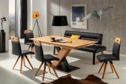 Sale Gutekunst - Die Möbelkollektion Esstisch mit Auszug Sydney 180/260 x 100 cm Wildeiche