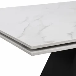 Sale Esstisch mit Auszug Vancouver 180/260 x 90 cm Weiß