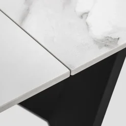 Sale Esstisch mit Auszug Vancouver 180/260 x 90 cm Weiß