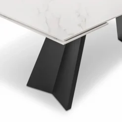 Sale Esstisch mit Auszug Vancouver 180/260 x 90 cm Weiß