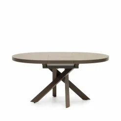 Kave Home Esstisch mit Auszug Vashiti 120/ 160 cm Braun