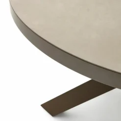 Kave Home Esstisch mit Auszug Vashiti 120/ 160 cm Braun