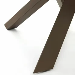 Kave Home Esstisch mit Auszug Vashiti 120/ 160 cm Braun