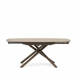 Outlet Kave Home Esstisch mit Auszug Yodalia 130/190 x 100 cm Braun