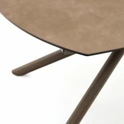 Outlet Kave Home Esstisch mit Auszug Yodalia 130/190 x 100 cm Braun