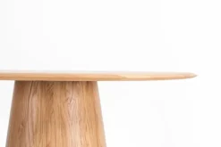 Clearance GAZZDA Esstisch Mushroom Ø 126 cm Eiche