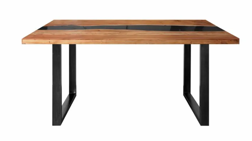 New WOLFMÖBEL Esstisch Resin 180 x 90 cm Akazie