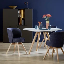 Clearance SCHÖNER WOHNEN-Kollektion Esstisch Round S337 Ø 120 cm Weiß