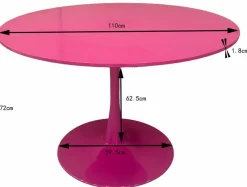 KARE DESIGN Esstisch Schickeria 71084 Ø 110 cm Pink