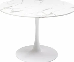 KARE DESIGN Esstisch Vento 86017 Ø 110 cm Weiß