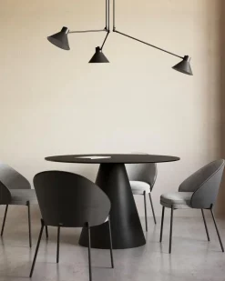 Sale Kave Home Esstisch Wilshire Ø 120 cm Schwarz