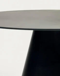 Sale Kave Home Esstisch Wilshire Ø 120 cm Schwarz