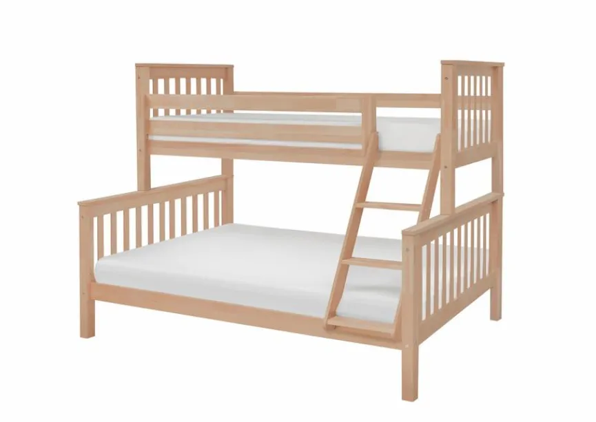 Outlet Etagenbett Pino 140/90x200 cm Natur