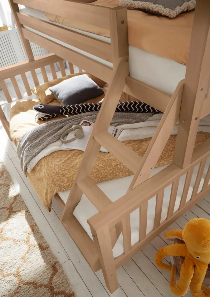 Outlet Etagenbett Pino 140/90x200 cm Natur