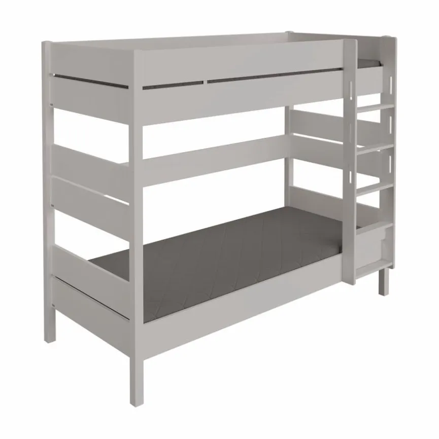 Paidi Etagenbett Tiago 90 x 200 cm Kieselgrau