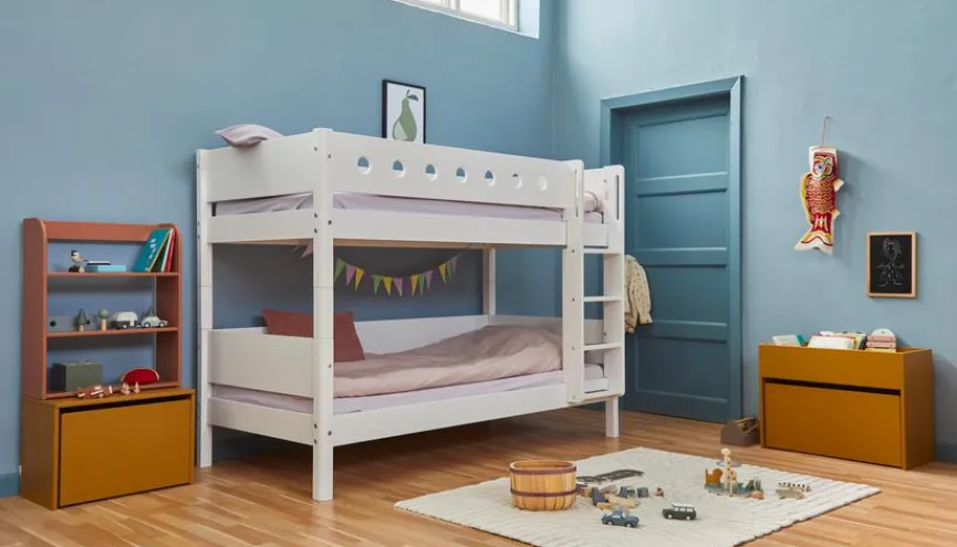 Best Flexa Etagenbett White 90 x 200 cm Weiß