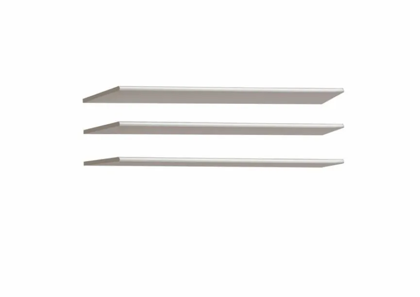 Online FORTE Fachboden Zubehör 3er-Set Grau