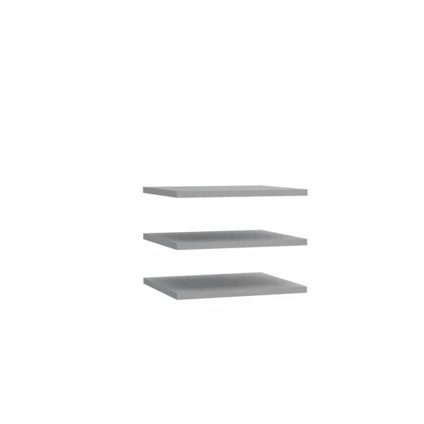 Online FORTE Fachboden Zubehör 3er-Set Grau