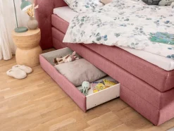 Clearance Ergodream Familienbett Lund 240 x 200 cm Merlot