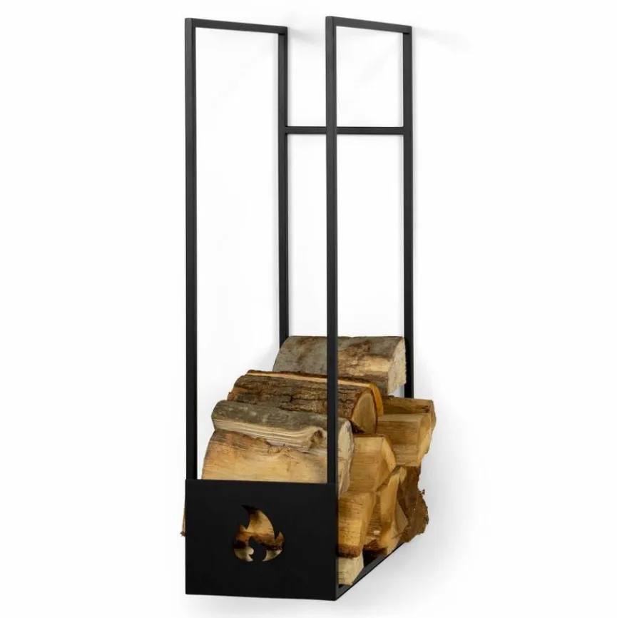 Online Spinder Design Feuerholzsammler Lumber Schwarz