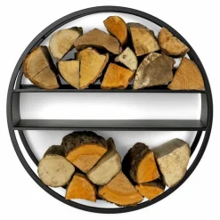 Outlet Spinder Design Feuerholzsammler Timber Schwarz