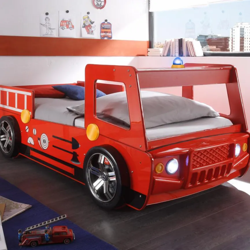 Kinder BEGABINO Feuerwehrauto-Bett Spark 90 x 200 cm