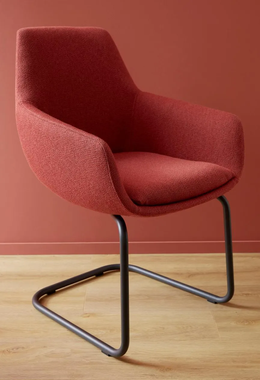 Sale SCHÖNER WOHNEN-Kollektion Freischwinger Cosy Rot