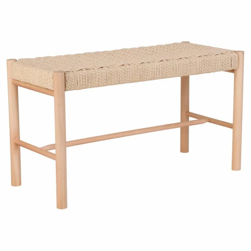 New Garderobenbank Abano Braun