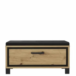 Clearance FORTE Garderobenbank Farida Artisan-Eiche