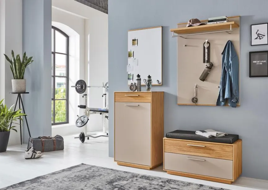 Best Voss Möbel Garderobenbank Loveno Taupe