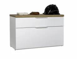 Sale Composad Garderobenbank Mundi Weiß / Hochglanz