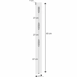 Outlet Garderobenkombination Space Grau