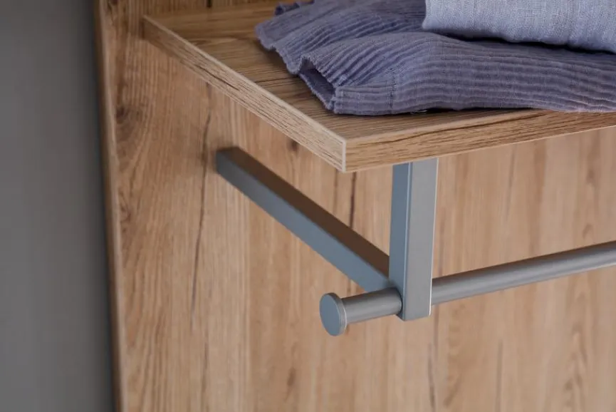 Best Wittenbreder Garderobenkombination Faro Eiche / Grau