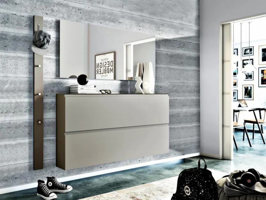 Clearance Arredokit Garderobenkombination Gardasee Taupe