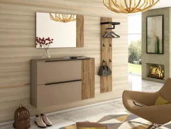 Outlet Arredokit Garderobenkombination Ocean Taupe