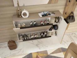 Outlet Arredokit Garderobenkombination Ocean Taupe