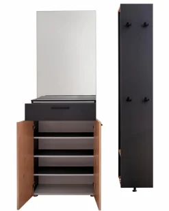 Sale Wittenbreder Garderobenkombination Palma Eiche / Grau