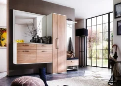 Sale Wittenbreder Garderobenkombination Roubaix Weiß / Eiche