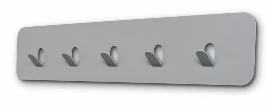 New Garderobenleiste Tilly Grau