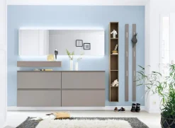 Hot Garderobenleiste Tando Grau