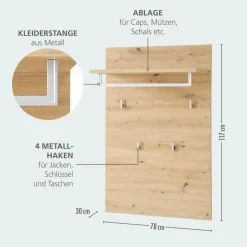 Innostyle Garderobenpaneel Bari
