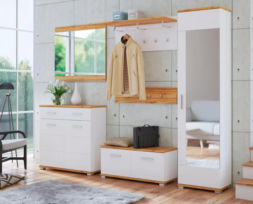 Discount Wójcik Garderobenpaneel Hola Weiß