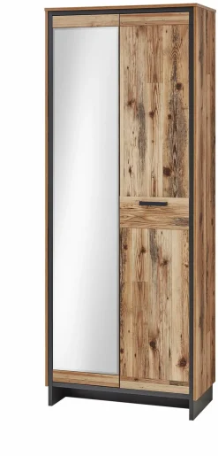 New Innostyle Garderobenschrank Prato Eiche / Graphit