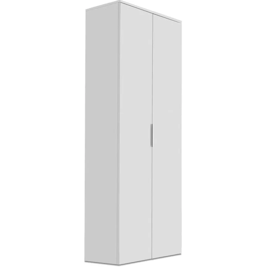 Sale Wittenbreder Garderobenschrank Stelvio Weiß / Weißglas