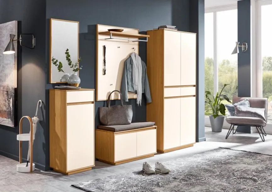 Best Voss Möbel Garderobenschrank V100 Sand