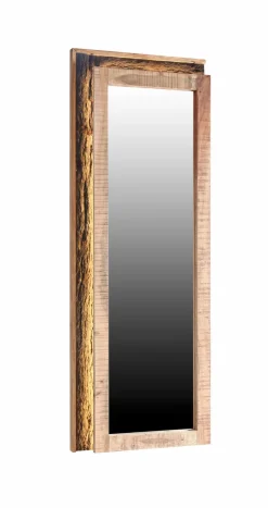 New WOLFMÖBEL Garderobenspiegel Bark Transparent