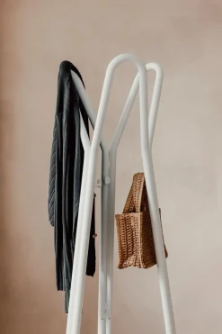 Online Metallbude Garderobenständer Charles Weiß