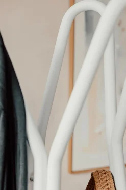 Online Metallbude Garderobenständer Charles Weiß