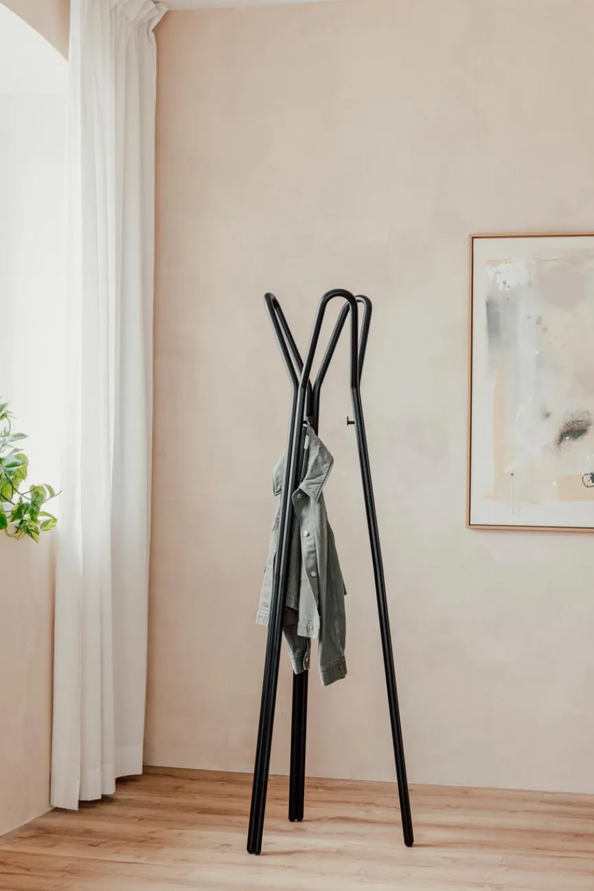 Outlet Metallbude Garderobenständer Charles Schwarz